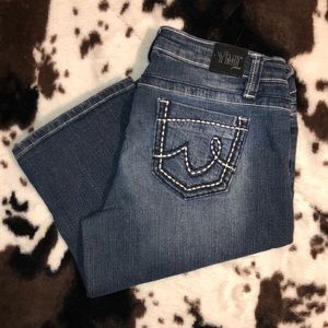 Bermuda jean shorts